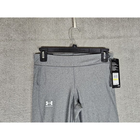 Under Armour Womens Mid Rise Full Length Leggings Gray M Compression - Picture 3 of 13